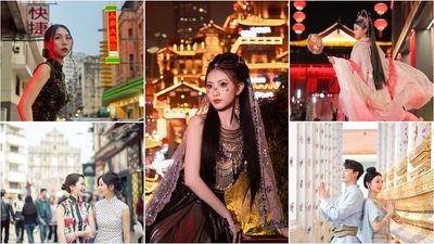 Tourists are immersing themselves in local cultures through elaborately staged ethnic photoshoots.