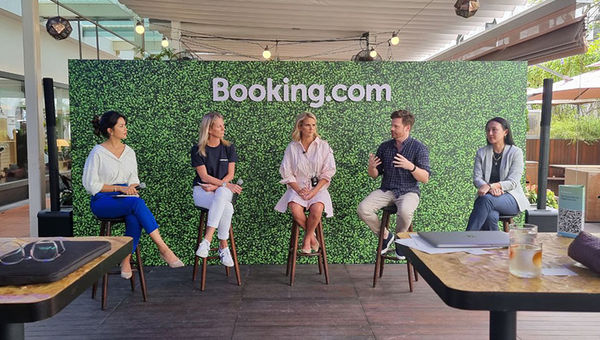 From left: Laura Houldsworth, managing director of Asia Pacific, Booking.com; Hermione Joye, sector lead, travel, APAC, Google; Stephen Tracy, chief operating officer, Milieu Insight; Jeannie Lim, assistant chief executive, policy planning group, Singapore Tourism Board From left: Laura Houldsworth, managing director of Asia Pacific, Booking.com; Hermione Joye, sector lead, travel, APAC, Google; Stephen Tracy, chief operating officer, Milieu Insight; Jeannie Lim, assistant chief executive, policy planning group, Singapore Tourism Board