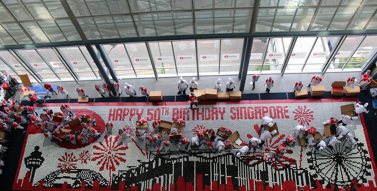 World’s largest cupcake mosaic in Singapore Travel Weekly Asia