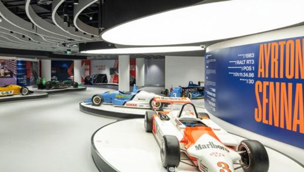 翻新后的澳门大赛车博物馆，提供互动展览和游戏。  图片来源：澳门大赛车博物馆