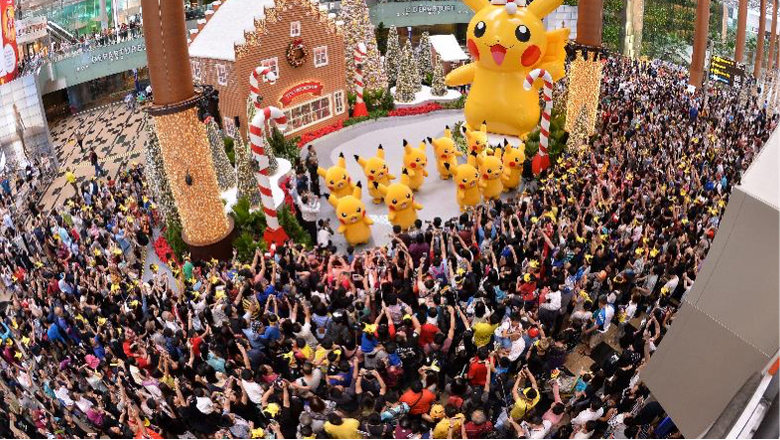 Pokémon登陆樟宜机场，与一众慕名而来的粉丝和游客共同拉开年末假日狂欢季的帷幕