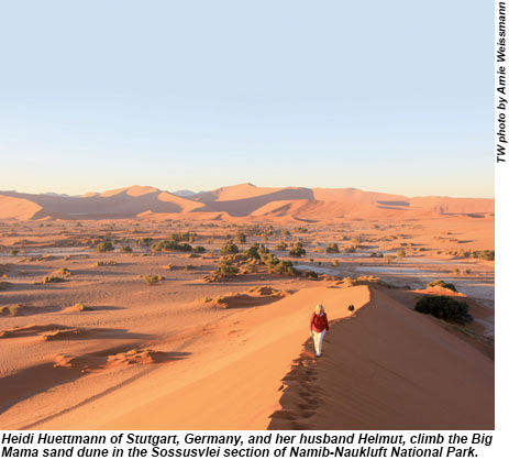 Big Mama sand dune in Sossusvlei section of Namib-Naukluft Park