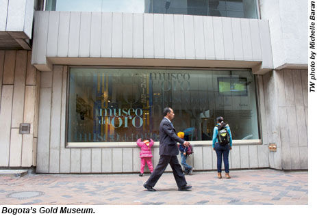 Gold Museum in Bogota, Colombia.