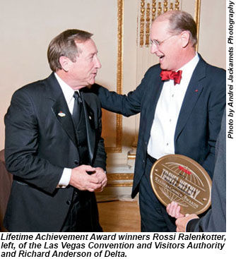 Lifetime Achievement Award winners Rossi Ralenkotter and Richard Anderson