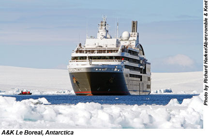 A&K Le Boreal, Antarctica