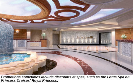 Lotus Spa on Royal Princess.