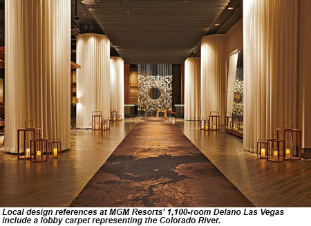 Delano Las Vegas lobby