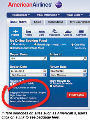 AA Baggage Fees