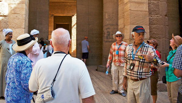 Abercrombie & Kent Egyptologist Akram Allam has been taking groups through Egypt since the 1970s.