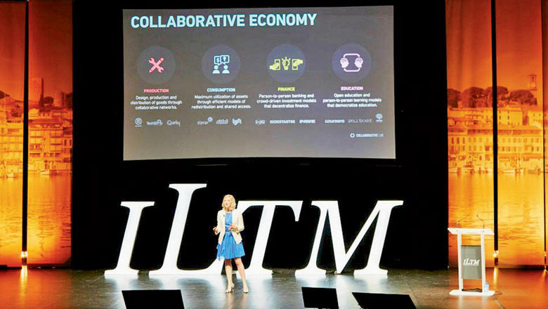 Collaborative-consumption expert Lauren Capelin spoke at the ILTM show.