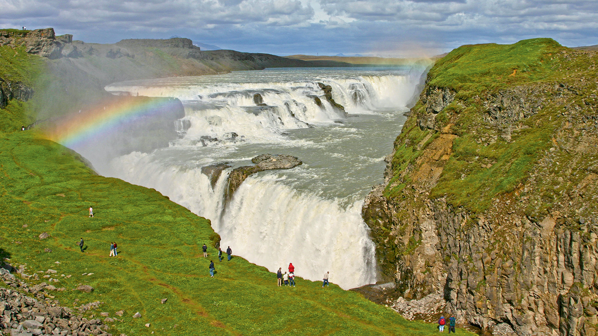 Gullfoss Falls in Iceland, among the hot destinations for 2015.