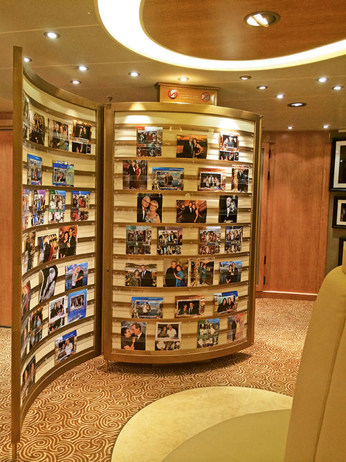 Photo displays aboard Princess Cruises' Regal Princess. Like other lines, Princess Cruises has carved out space for a high-end custom portrait business. Photo displays aboard Princess Cruises' Regal Princess. Like other lines, Princess Cruises has carved out space for a high-end custom portrait business.