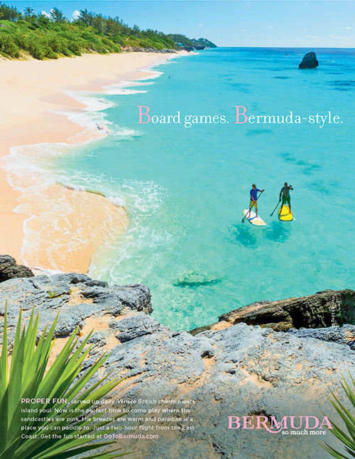 Bermuda’s “Proper Fun” campaign emphasizes the island’s British, Caribbean and African roots. Bermuda’s “Proper Fun” campaign emphasizes the island’s British, Caribbean and African roots.