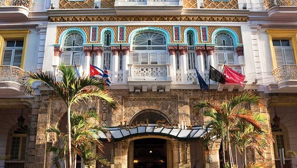 The Mercure Sevilla Havane is in a restored building in Havana’s Old City. The Mercure Sevilla Havane is in a restored building in Havana’s Old City.