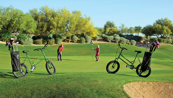 Golf Bike users at the Westin Kierland Resort & Spa. Golf Bike users at the Westin Kierland Resort & Spa.