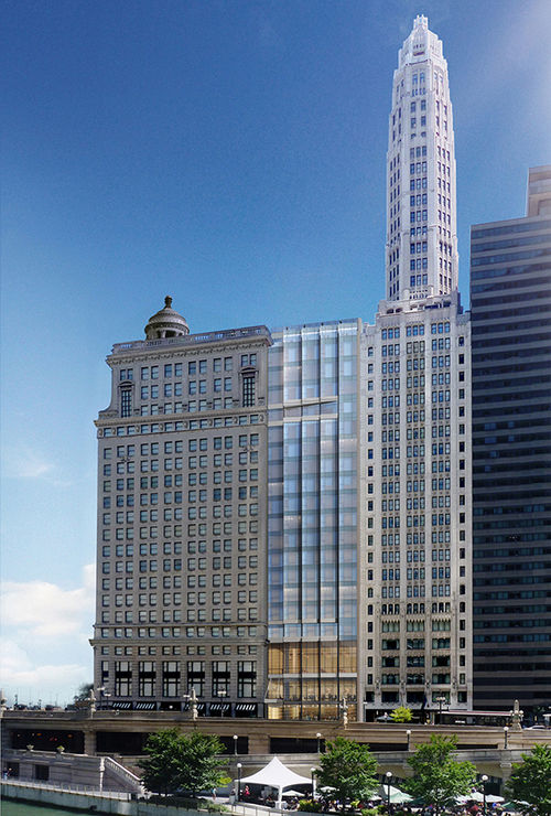 The LondonHouse will comprise a 92-year-old building and a new tower. The LondonHouse will comprise a 92-year-old building and a new tower.