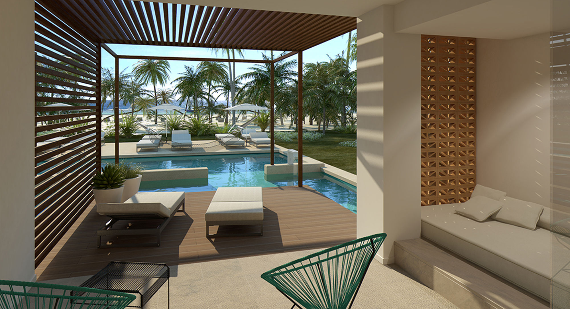 The Finest Playa Mujeres offers a number of swim-up suites.