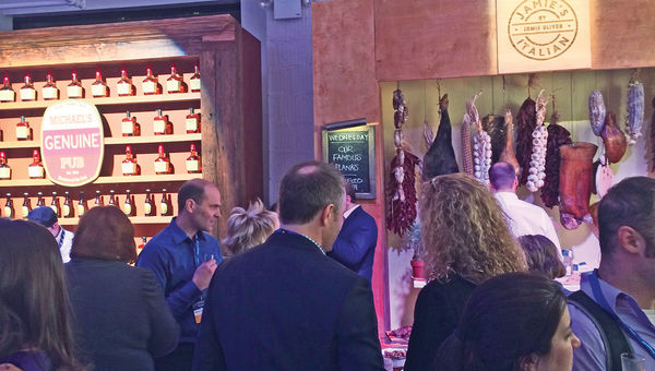 Royal Caribbean introduced different dining concepts on the Quantum of the Seas, including branded restaurants from celebrity chefs Michael Schwartz and Jamie Oliver. Royal Caribbean introduced different dining concepts on the Quantum of the Seas, including branded restaurants from celebrity chefs Michael Schwartz and Jamie Oliver.