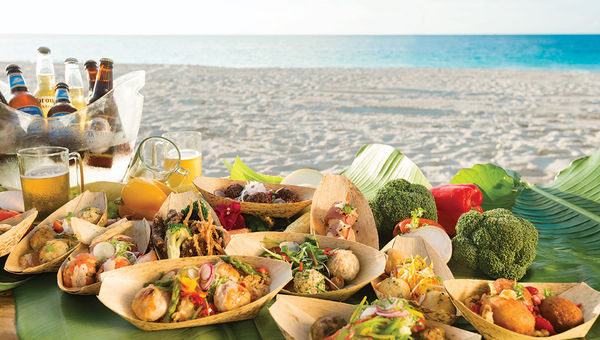 Biere et Boules, a pop-up restaurant at Grace Bay Club, Turks and Caicos. Biere et Boules, a pop-up restaurant at Grace Bay Club, Turks and Caicos.