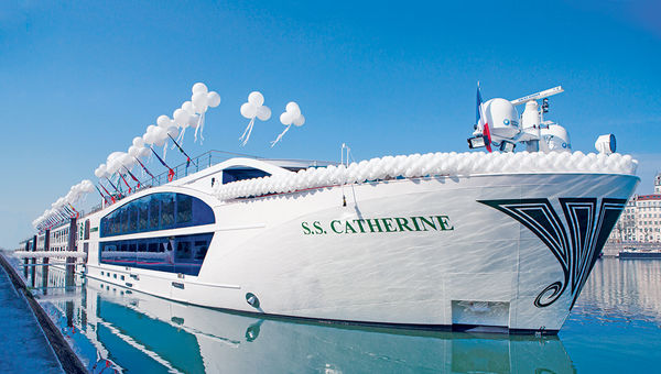 Uniworld Boutique River Cruise Collection launched the S.S. Catherine in France’s Provence region last year, stepping up the competition in the river cruise market with lavish interiors.