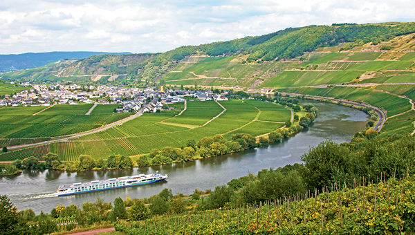 The Avalon Luminary on Germany’s Moselle River. The Avalon Luminary on Germany’s Moselle River.