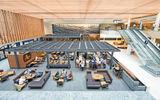 The Hyatt Regency lobby.