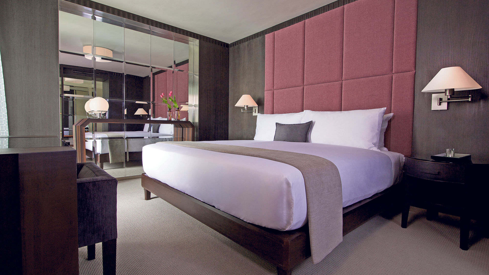 Rooms at the Hippodrome incorporate art deco design elements.