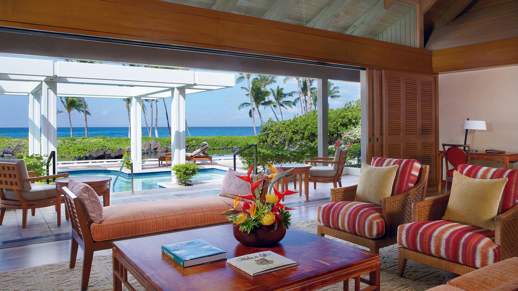 A bungalow at the Mauna Lani Bay Hotel & Bungalows on the Big Island of Hawaii.
