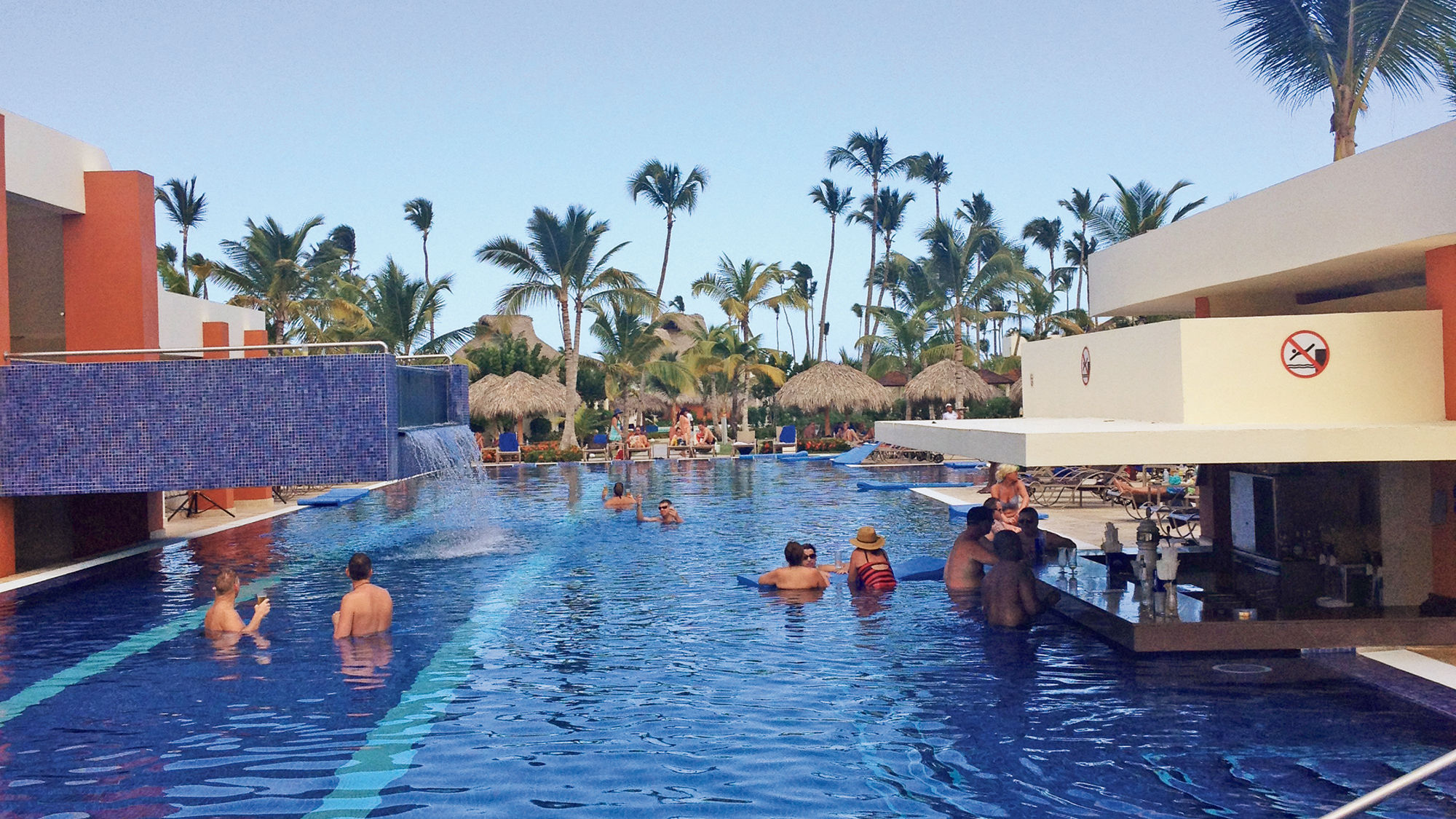 A pool at the Breathless Resort in Punta Cana, the first property under the all-inclusive, adults-only AMResorts brand.