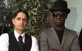 The ''bouncers'' at the Rabbit Hole speakeasy were, from left, Ramel Sobrino, resort general manager, and Daniel Taylor, entertainment coordinator.