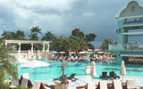 Earlier this year, Sandals Resorts International relaunched its largest resort to date, the 529-room Sandals Ochi Beach Resort, the former Sandals Grande Riviera Beach & Villa Golf Resort in Ocho Rios, Jamaica. At the centerpiece of the renovated and rebranded Sandals Ochi Beach Resort is the Sandals signature main pool and swim-up bar. Photos by Gay Nagle Myers