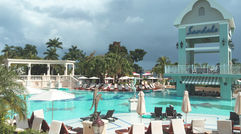 Earlier this year, Sandals Resorts International relaunched its largest resort to date, the 529-room Sandals Ochi Beach Resort, the former Sandals Grande Riviera Beach & Villa Golf Resort in Ocho Rios, Jamaica. At the centerpiece of the renovated and rebranded Sandals Ochi Beach Resort is the Sandals signature main pool and swim-up bar. Photos by Gay Nagle Myers