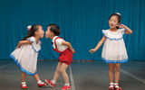 A performance at a kindergarten in Chongjin.