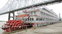 Named in New Orleans in a ceremony held on the ship's bow by Cheryl Landrieu, wife of New Orleans Mayor Mitch Landrieu, the American Eagle is American Cruise Lines' second Mississippi riverboat. The 150-guest vessel looks like a genuine steamboat but is actually diesel-powered.
