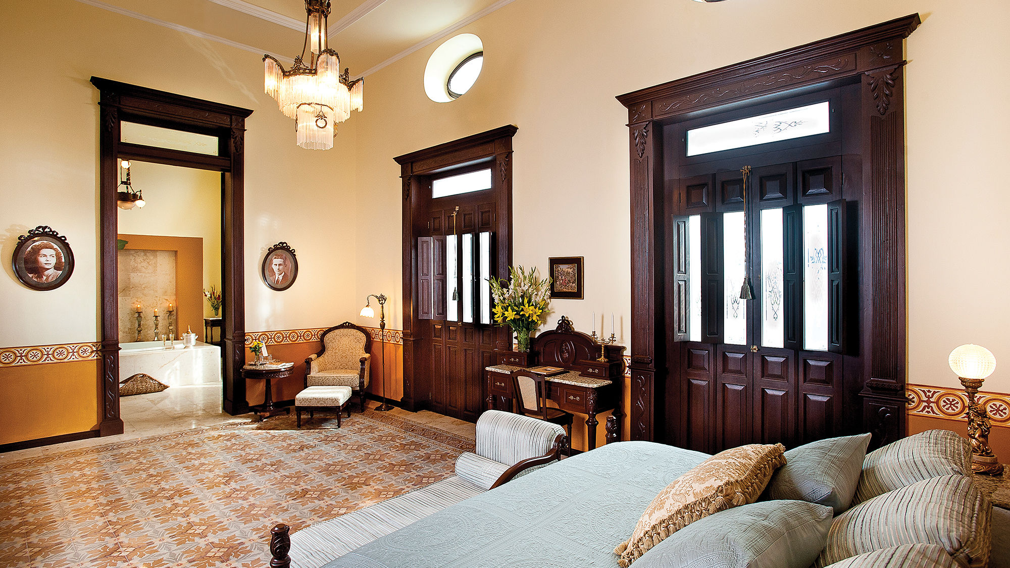 The San Ildefonso suite at Casa Azul, a Premium Yucatan property.