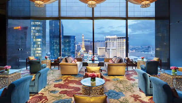 The Tea Lounge at the Mandarin Oriental, which is Las Vegas’ rate leader, running head-to-head with the Four Seasons. The Tea Lounge at the Mandarin Oriental, which is Las Vegas’ rate leader, running head-to-head with the Four Seasons.