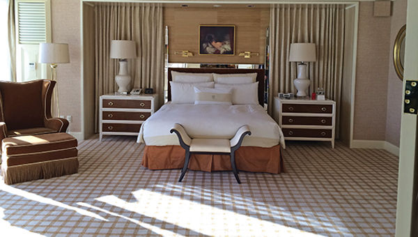 A suite at the Wynn Encore, which holds more Forbes Five Star awards than any other independent hotel company.
