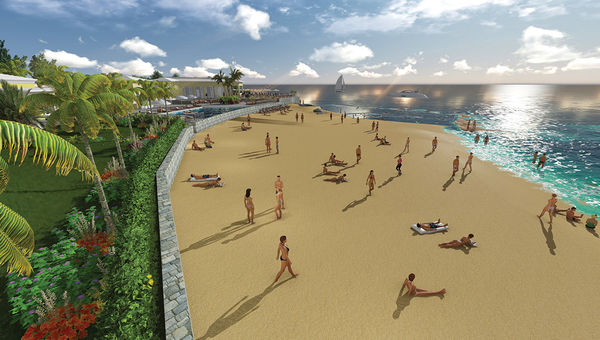 Michael Douglas and Olympic Property Partners are redeveloping a Bermuda site long owned by the actor's family into an 82-room, ecoluxe resort slated to open in time for the 2017 America's Cup yacht race.