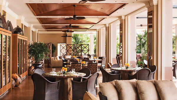 The Four Seasons Lanai at Manele Bay sits on the Hawaiian island that tech mogul Larry Ellison acquired in 2012 and is gradually turning into what he hopes is a model for resort environmental sustainability. Ellison is making investments in solar-energy capability and increasing organic-farming production.