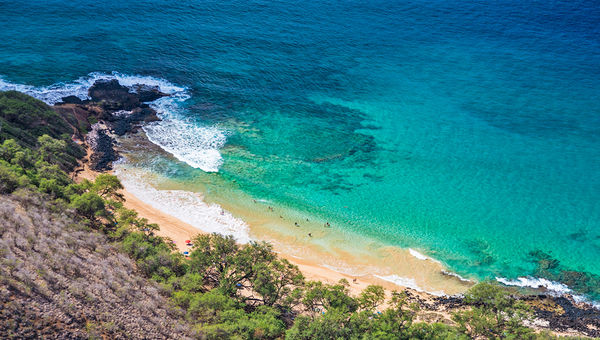 Makena Beach State Park in Maui is just a stone’s throw from the Makena Beach & Golf Resort. Makena Beach State Park in Maui is just a stone’s throw from the Makena Beach & Golf Resort.