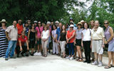 Caribbean Editor Gay Nagle Myers accompanied Friendly Planet's Highlights of Havana & Varadero travel agent fam trip to Cuba. Activities included visits to artists' studios and an organic farm; a cigar factory tour and visit to Hemingway's villa; hotel inspections and meals at state-run restaurants and privately-run paladores; and of course, mojitos along the way. The trip was headed by Peggy Goldman, Friendly Planet president, pictured center with a white shirt and sunglasses.