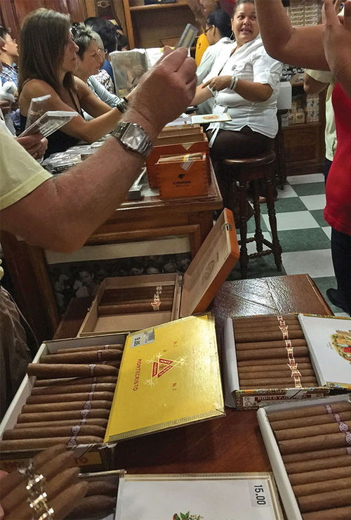 The Corona cigar factory.