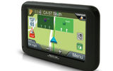 The Magellan RoadMate 5330T-LM also boasts a 5-inch screen and features turn-by-turn spoken guidance; 3D renderings; lifetime U.S and Canada map updates; traffic and speed cam alerts; easily searched points of interest and one-touch shortcuts to favorite destinations and searches. What Magellan calls Junction View provides helpful and realistic images of freeway signs and arrows that guide you to the proper lane. A SmartDetour feature is designed to provide immediate options when traffic comes to a standstill.