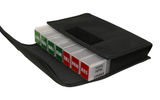 Hitting the road with multiple meds in tow is increasingly the rule rather than the exception for travelers, or so it seems to anyone who has signed on for a land tour and/or cruise with fellow millennials and ever-more-mobile senior citizens. Designed to keep dosage confusion at bay, the MedCenter Traveler XL has seven large-capacity pill boxes marked with the days of the week for holding up to one-week of medication, with four large capacity cavities in each pill box. The nylon case that contains the seven pill boxes has a velcro-secured safety flap.