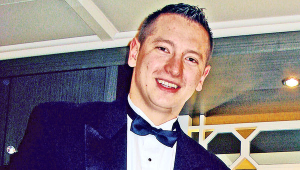 Almir Dulovac, butler on the Crystal Serenity. Almir Dulovac, butler on the Crystal Serenity.