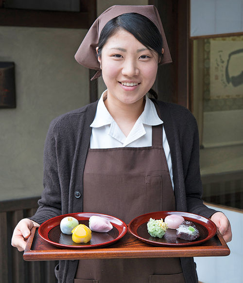 Sweets for sale on the Nakasendo in the city of Nakatsugawa. Sweets for sale on the Nakasendo in the city of Nakatsugawa.