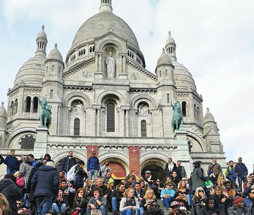 According to Atout France, France’s tourism development agency, Sacre Coeur in Paris welcomes some 10.5 million visitors annually.