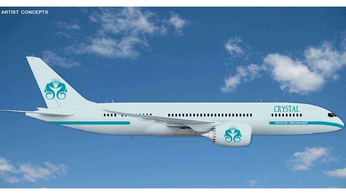 Crystal expansion includes three new ocean ships, yacht and river