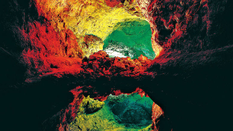 The Cueva de los Verdes in Lanzarote, one of Spain’s Canary Islands.