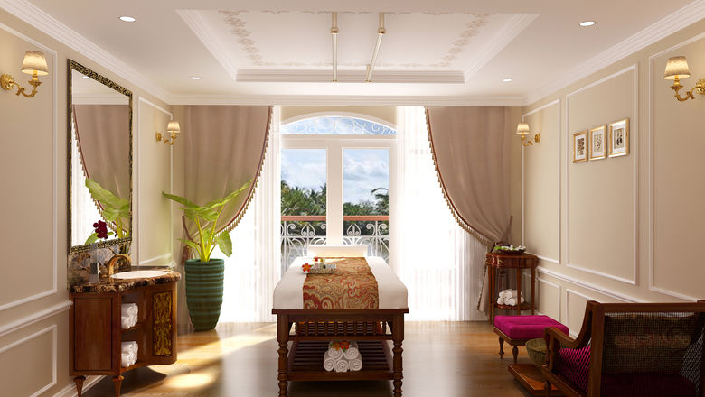 A rendering of the Princess Spa that will be onboard Haimark's Mekong Princess.